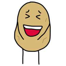 jagataro and potatoes grandfather sticker #11323929