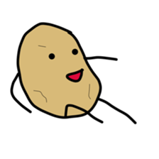 jagataro and potatoes grandfather sticker #11323932