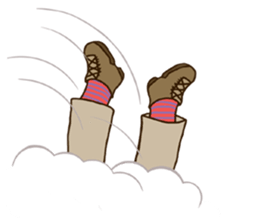 Theres no place like home [Hiking ver.] sticker #11323952