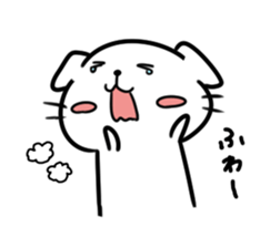 Of pure white dog "Yukino joe" sticker #11323983