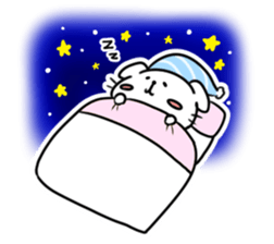 Of pure white dog "Yukino joe" sticker #11323984