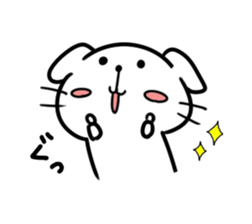 Of pure white dog "Yukino joe" sticker #11323987