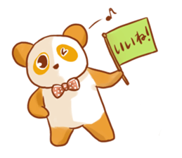 unzy panda sticker #11324880