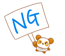 unzy panda sticker #11324886