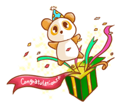 unzy panda sticker #11324889