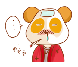 unzy panda sticker #11324903