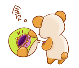 unzy panda sticker #11324904