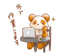unzy panda sticker #11324911