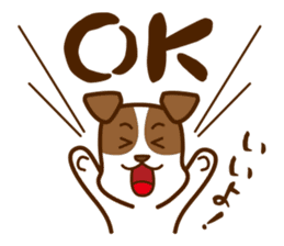 LOVE Jack Russell Terrier 3 sticker #11325725