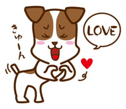LOVE Jack Russell Terrier 3 sticker #11325758