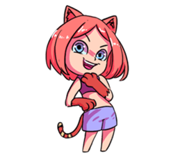 Candycat of Family-Cat sticker #11325886