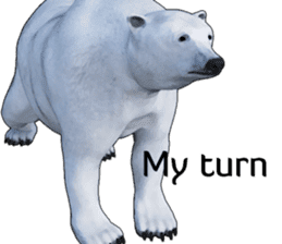 Poler bear (Ursus maritimus) sticker (E) sticker #11326486