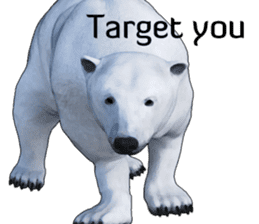 Poler bear (Ursus maritimus) sticker (E) sticker #11326493