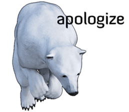 Poler bear (Ursus maritimus) sticker (E) sticker #11326498