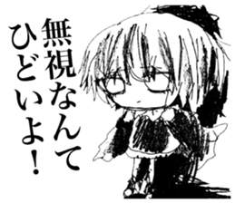 Sadcore Girl sticker #11326658