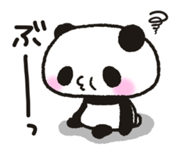 Heart plenty panda sticker #11327004