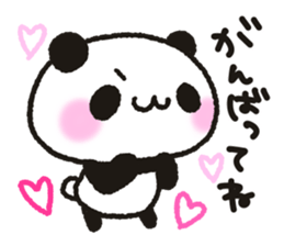 Heart plenty panda sticker #11327013