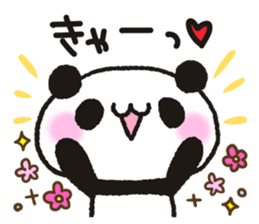 Heart plenty panda sticker #11327016