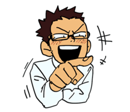 Japanese businessmans sticker sticker #11327280