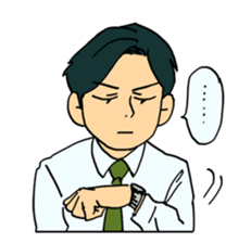Japanese businessmans sticker sticker #11327288