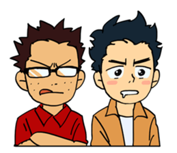 Japanese businessmans sticker sticker #11327290