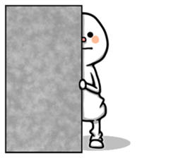 Strawberry and Marshmallow man sticker #11327319