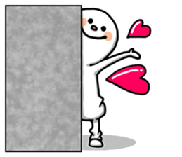 Strawberry and Marshmallow man sticker #11327320