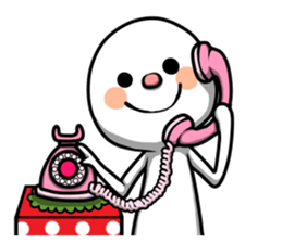 Strawberry and Marshmallow man sticker #11327342