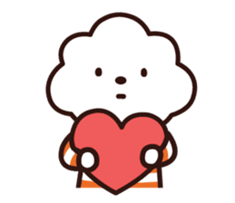 FLUFFY HOUSE (Mr. White Cloud & Friends) sticker #11327626