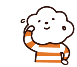 FLUFFY HOUSE (Mr. White Cloud & Friends) sticker #11327630