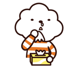 FLUFFY HOUSE (Mr. White Cloud & Friends) sticker #11327633