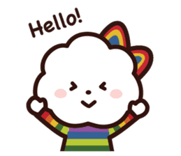 FLUFFY HOUSE (Mr. White Cloud & Friends) sticker #11327639