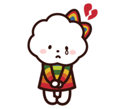 FLUFFY HOUSE (Mr. White Cloud & Friends) sticker #11327642