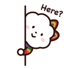 FLUFFY HOUSE (Mr. White Cloud & Friends) sticker #11327650