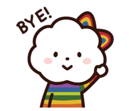 FLUFFY HOUSE (Mr. White Cloud & Friends) sticker #11327653