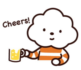 FLUFFY HOUSE (Mr. White Cloud & Friends) sticker #11327659