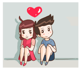 The Cute Lovers sticker #11328063