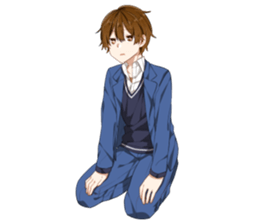 Ms. Kobayashi on the next seat. sticker #11328303