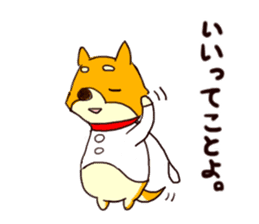 Hopper the wanderer shiba inu in Tokyo sticker #11329359