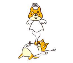 Hopper the wanderer shiba inu in Tokyo sticker #11329375