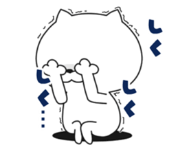 being impudent cat sticker #11329604