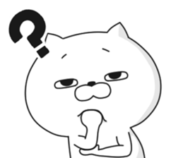 being impudent cat sticker #11329612