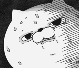 being impudent cat sticker #11329613