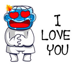 world and bear sticker #11329851