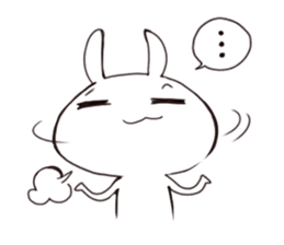 Strawberry rabbit everyday life sticker #11330907