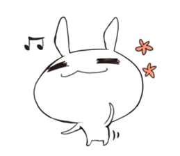 Strawberry rabbit everyday life sticker #11330908