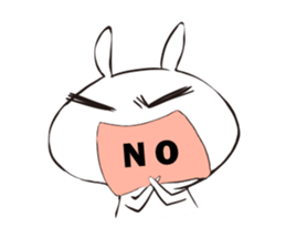 Strawberry rabbit everyday life sticker #11330911