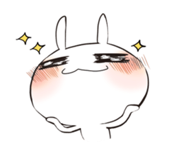 Strawberry rabbit everyday life sticker #11330913