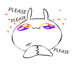 Strawberry rabbit everyday life sticker #11330914