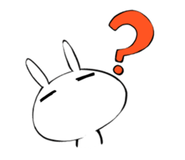 Strawberry rabbit everyday life sticker #11330920